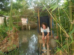 Vietnam Mekong Delta public toilet
