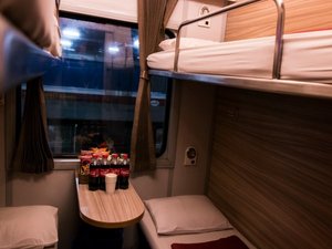 Beds on the night train Vietnam
