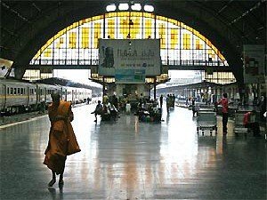 Bangkok train station Thailand