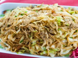Yakisoba noodles in Japan