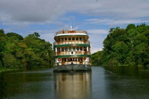 Brazil The Amazon upstream accommodation boat
