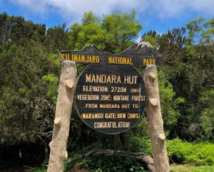 Mandara Hut sign