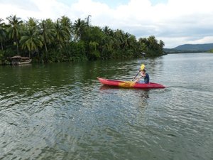 Cambodia river kayaking
