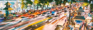 fast paced city Thailand