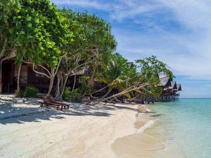 Beach landscape Borneo
