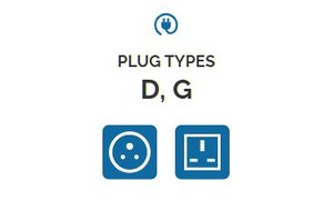 Image showing the difference between plug types D and G