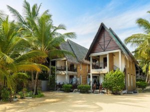 Wooden bungalow accommodation