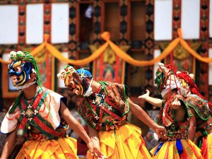 Colourful festival in Bhutan