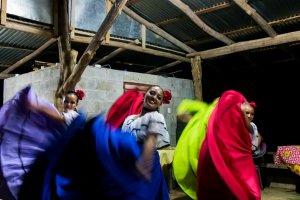 Costa Rica Juanilama local people dancing