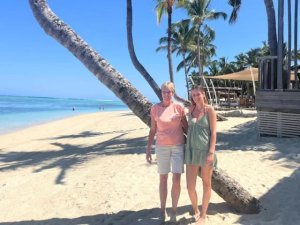 Couple on beach 