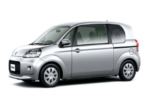 Small silver car