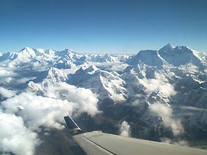 Flight over Everest