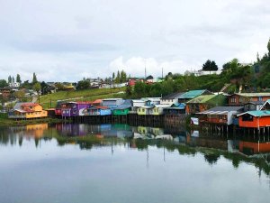 Buildings on the lake