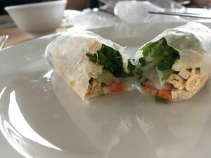 Vietnam food rice paper wraps