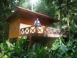 Thailand local accommodation jungle hut