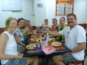 Penang people having breakfast