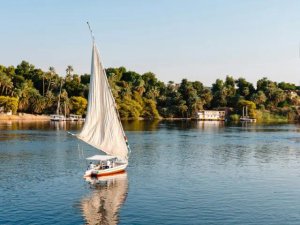 sail boat in aswan 