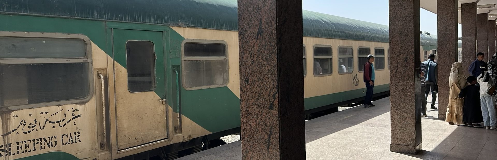 Train in station