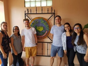 Rickshaw staff with local partners