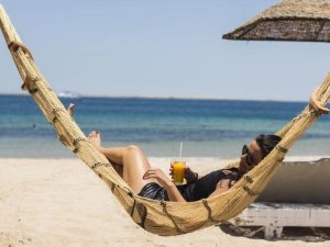 woman in hammock 