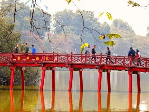Bruggenstad Hanoi Vietnam