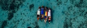 Boats from above Thailand