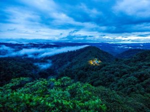 Ecuador mountain view panorama