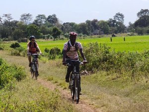 People cycling in Moshi
