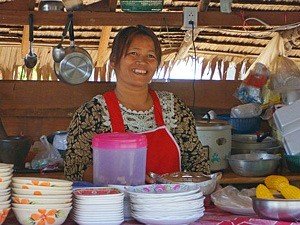 Local woman Khao Sok Thailand