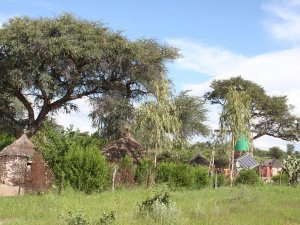 Local town solar panel Rundu