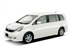 Large white car