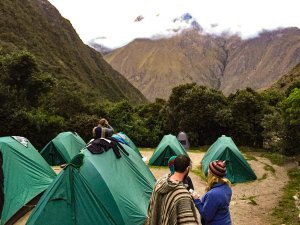 Camping on the Inca Trail