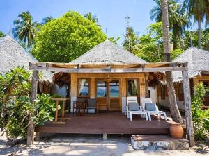 Bungalow on the beach in Thailand