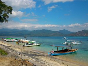 Boats Gili Air Indonesia
