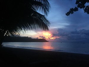 Costa Rica Corcovado Beach sunset