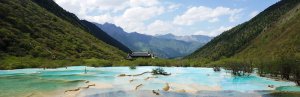 mountains and lake