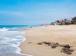 Sandy beach