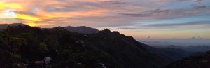 Sunrise over the hills of Ella
