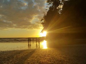 Costa Rica Samara beach sunset