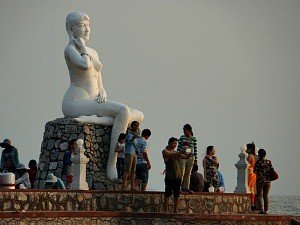Vietnam sea goddess statue