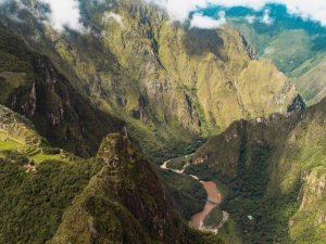 Inca trail mountains