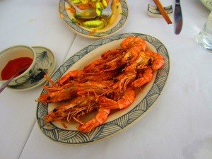 Vietnam shrimp dinner food