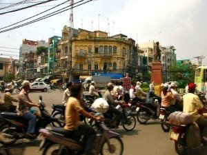 Cambodia motorbikes