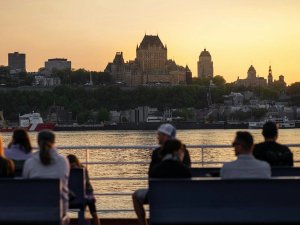 Sunset in Quebec