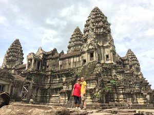 Couple at the temples