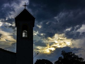 Sunset photography church