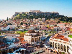 Athens centre buildings