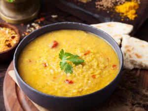 Bowl of dahl, India