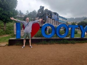 Dave by Ooty sign in India