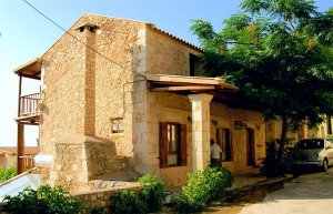 Greek farmhouse made of stone